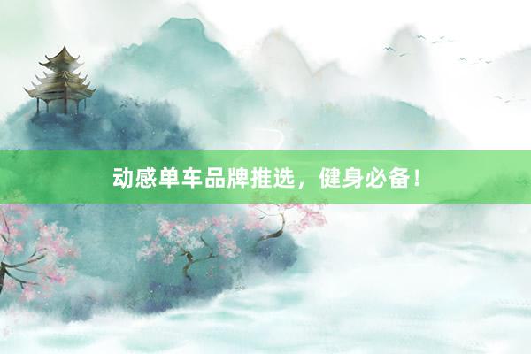 动感单车品牌推选，健身必备！